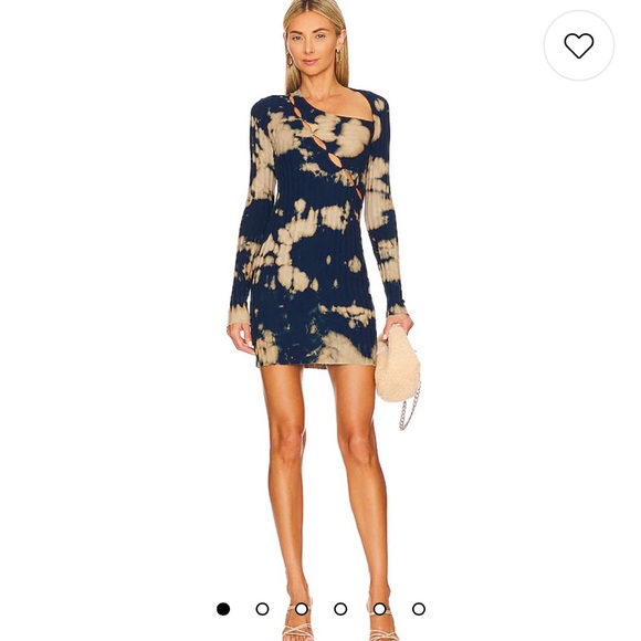 COTTON CITIZEN BLUE DRESS $60 — Currently selling on REVOLVE for $171 new w tag - Picture 1 of 2